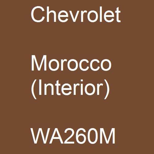 Chevrolet, Morocco (Interior), WA260M.